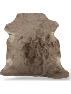 Ottoman Pouffe Hakiki Koyun Derisi Özel Ipek Serisi 48X59CM, Ipeksi Yumuşaklık ve Parlaklık, Dana Deri Posteki