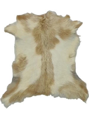 Ottoman Pouffe Hakiki Oğlak Derisi Gerçek Deri Post 49X57CM, Posteki Ev Dekorasyon Fikirleri