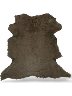 Ottoman Pouffe Art Deco Hakiki Deri Koyun Postu 65X63CM (049) Dana Inek Post Posteki Interior Design