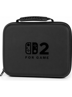 Nintendo Switch 2 Taşıma Çantası Sç07 Siyah | Yuvalı Sert Eva Koruyucu Seyahat Çantası