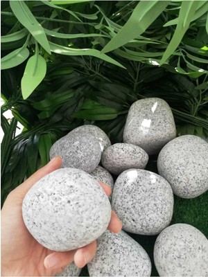 AyrStore Ekodoğa Granit Dolomit Taş 5 kg 6-10 cm Siyah Beyaz Taş Dekoratif Taş Bahçe Taşı Dekor Taşı