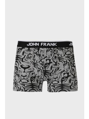 John Frank Desenli Pamuklu Boxer Erkek Boxer JFBTORA04