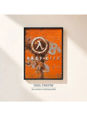 Saes Labs Half-Life Lambda 3D Tablo 15×20 cm