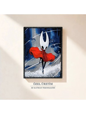 Saes Labs Hollow Knight Hornet 3D Tablo 15×20 cm