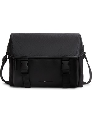 Tommy Hilfiger Th Nylon Jacquard Satchel