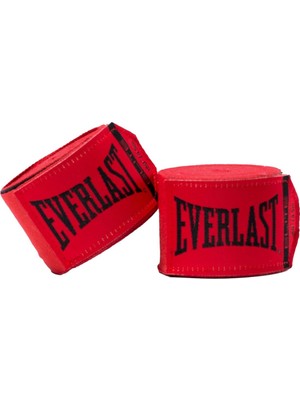AyrStore Everlast 180 Handwrap 457 cm Kırmızı Boks Bandajı, Tek Ebat, BOXBNDEVR034, Karışık
