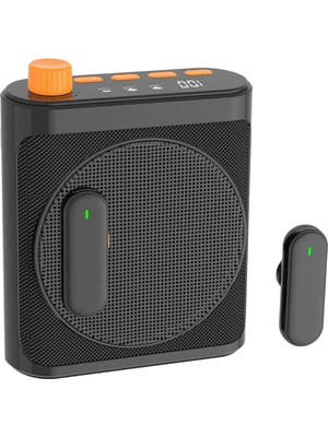 Tastech Kablosuz Yaka Mikrofonlu Megafon Taşınabilir Hoparlör Öğretmen Rehber Için Çift Bluetooth Mikrofonlu