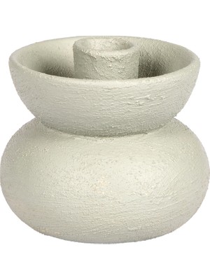 Herdekora Dekoratif Seramik Şamdan Damla Mint Yeşili 11X9 Cm.