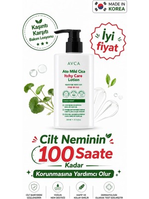 Avca Kaşınma Karşıtı Cica Vücut Bakım Losyonu - Ato Mild Cica Itchy Care Lotion 300 ml