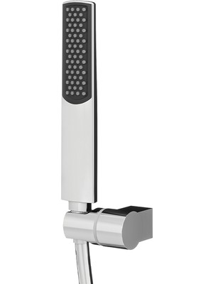 Teska Stick Mafsallı El Duşu-Krom&siyah