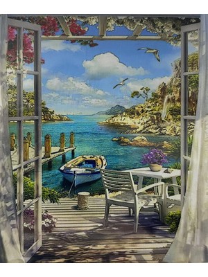 Elegantshop 5d Yapışan Boncuk Mozaik Tablo 40*50 cm TS21