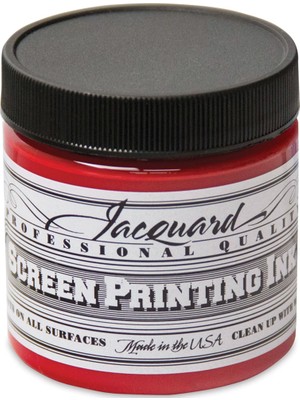 Jacquard Professional Screen Ink Serigrafi Mürekkebi 118ML Red 104