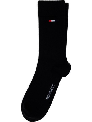U.S. Polo Assn. Erkek Siyah Soket Çorap