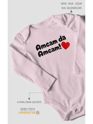 Morivo Kids Amcam Da Amcam! Uzun Kollu Çıtçıtlı Bebek Body