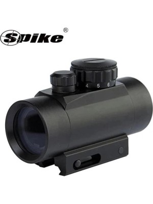 Herşey Trend 1X30MM Taktik Kapalı Reflex Red Dot Nişangâh  Geniş Görüş Açısı, Kırmızı Renk Nokta  11MM