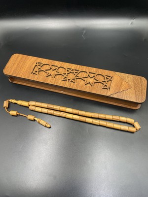 Onurlu Tesbihane El Yapımı Şimşir Tespih – 11X7 mm No:3