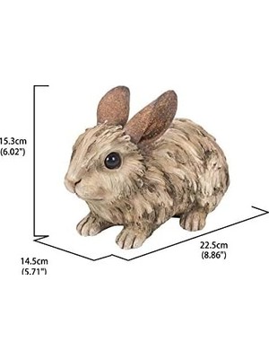 Fantastik Store Hi-Line Gift Ltd 87650-C Büyük Driftwood Rabbit Heykeli