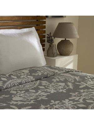 Fantastik Store Home Avery Müslin Çift Kişilik Tek Pike Gri