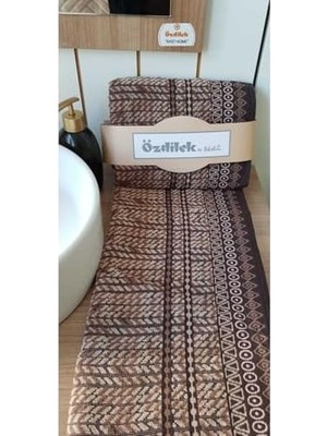 Fantastik Store Teraphy Kadife El Yüz Havlusu 2&APOS;LI(KAHVE-50X90)