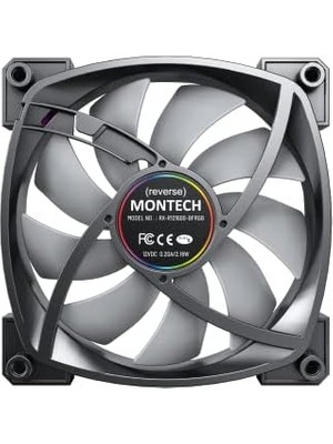Fantastik Store RX120 Pwm Siyah 120MM Çevrilebilir Argb Kasa Fanı