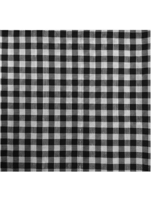 Fantastik Store Kırmızı-Siyah Kareli Masa Örtüsü 150×150 cm | Yıkanabilir Kare Desen Sofra Örtüsü | Mutfak, Piknik ve Restoran Kullanımı Için Kare Masa Örtüsü (Siyah)