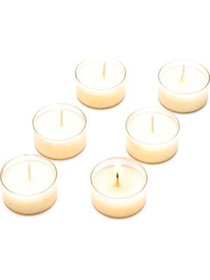 Fantastik Store 6'lı Dark Amber Kokulu Tealıght Mum Seti