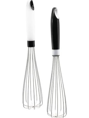 Fantastik Store Kaliteli Metal Çırpıcı Siyah ve Beyaz Renk (Siyah)