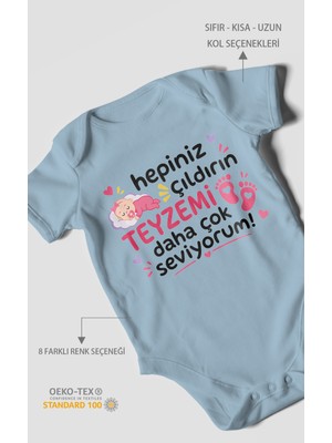 Morivo Kids Teyzeye Özel Kısa Kollu Bebek Body %100 Pamuk