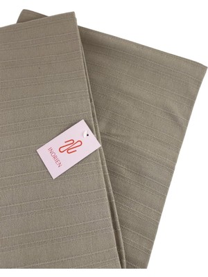 AyrStore Inorien /%100 Pamuklu Çok Amaçlı Örtü / Çizgi Dokulu Yatak Örtüsü, Koltuk Şalı, Çocuk Oy