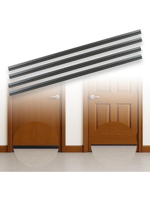 AyrStore Kapı Altı Rüzgar Engelleyici 1 Metre, Kendinden Yapışkanlı Toz, Böcek ve Soğuk Hava Önleyic