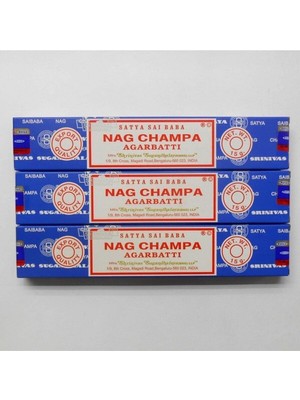 AyrStore Sai Baba Nag Champa Tütsü Üç Kutu Birden