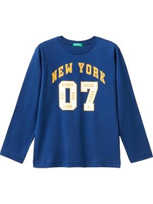 Benetton Erkek Çocuk Uzun Kollu T-Shirt 3096C10LF-24K