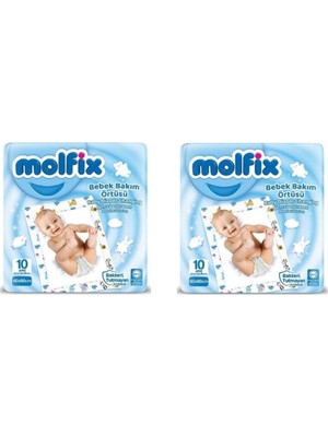 AyrStore Molfix Bebek Bakım Örtüsü 60X60 cm 20 Adet