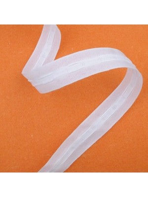 AyrStore Sermet Süs Dünyası 10 Metre Perde Şeridi Perde Ekstrafor (Büzgülü) 3 Cm'lik