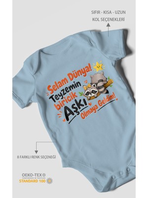 Morivo Kids Teyzeye Özel Kısa Kollu Bebek Body %100 Pamuk