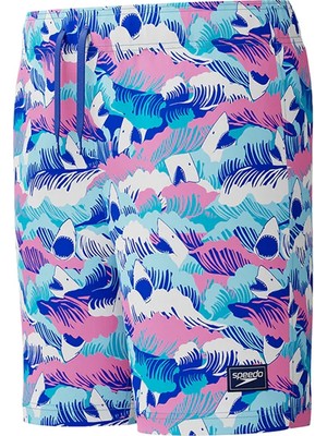 Speedo Print Volley 15 Inch Çocuk Deniz Şortu