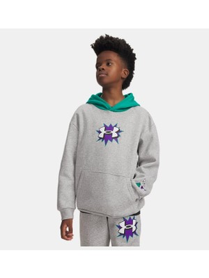 Under Armour Erkek Çocuk UA Rival Fleece Graphics Hd Sweatshirt
