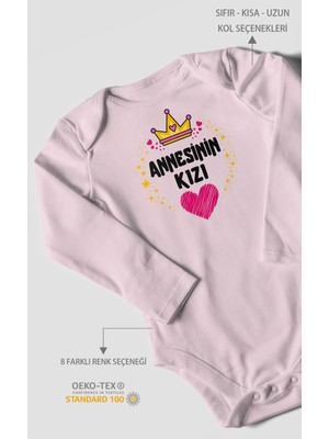 Morivo Kids Annesinin Kızı Uzun Kollu Çıtçıtlı Bebek Body