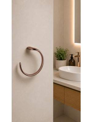 System Banyo Aksesuarları DORADO HALKA HAVLULUK ROSE (BA1020 005 RS)