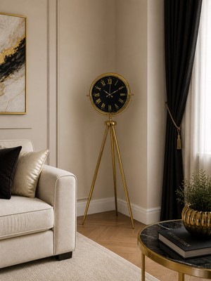 Almira Butik Golden Era Tripod Ayaklı Saat