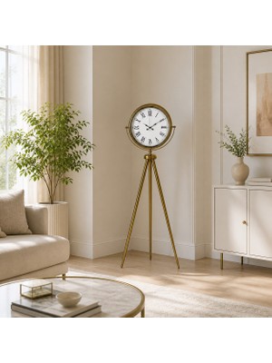Almira Butik Victoria Gold Tripod Ayaklı Saat
