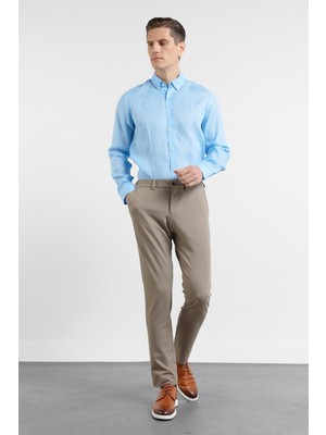 İmza Vizon Yan Cep Örme Slim Fit Esnek Jogger Pantolon 1003260173