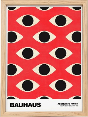 Kaynock Bauhaus 2, Modern, Contemporary Art, Sanat, Poster Tablo Dijital Tasarım Tablo Ahşap Çerçeve