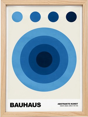Kaynock Bauhaus 4, Modern, Contemporary Art, Sanat, Poster Tablo Dijital Tasarım Tablo Ahşap Çerçeve