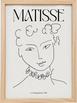 Kaynock Matisse 11, Henri Matisse, Modern, Contemporary Art, Sanat, Dijital Tasarım Tablo Ahşap Çerçeve