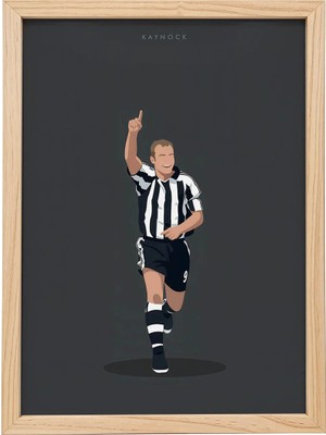 Kaynock Sharer, Gol Sevinci, Futbol, Tablo Ahşap Çerçeve