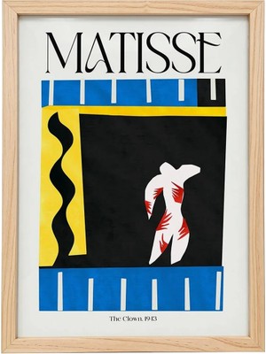 Kaynock Matisse 6, Henri Matisse, Modern, Contemporary Art, Sanat, Dijital Tasarım Tablo Ahşap Çerçeve