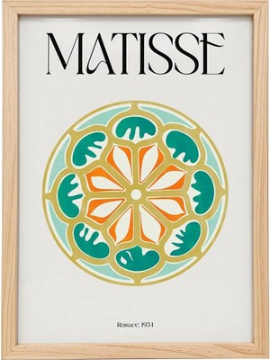 Kaynock Matisse 10, Henri Matisse, Modern, Contemporary Art, Sanat, Dijital Tasarım Tablo Ahşap Çerçeve