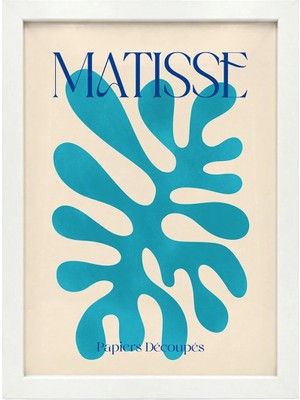 Kaynock Matisse 5, Henri Matisse, Modern, Contemporary Art, Poster Tablo Dijital Tasarım Beyaz Çerçeve