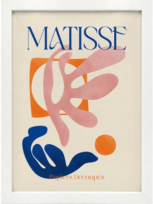 Kaynock Matisse, Henri Matisse, Modern, Contemporary Art, Poster Tablo Dijital Tasarım Beyaz Çerçeve